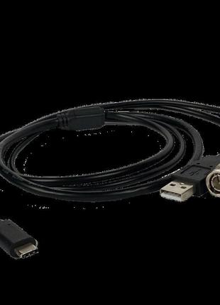 Bnc + usb - type c 1м кабель для виводу аналогового зображення...