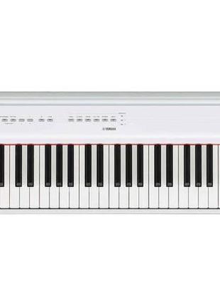 Синтезатор цифрове піаніно yamaha p-125a з пюпітром white