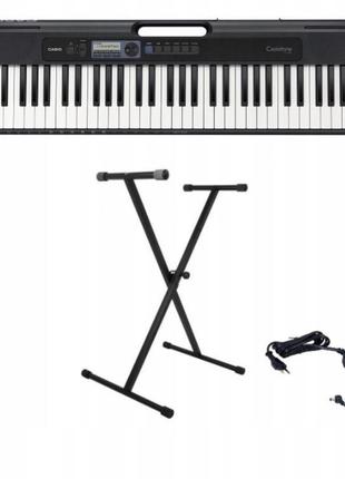 Синтезатор музична клавіатура casio ct-s300 bk + штатив + пюпі...
