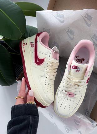 Женские кроссовки nike air force cherry