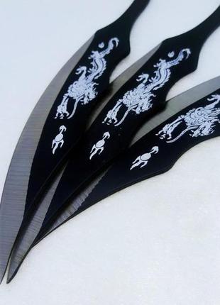Набір метальних ножів dragon (модель 1591)