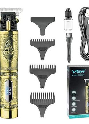 Машинка (тример) для стриження волосся й бороди vgr v-091, pro...