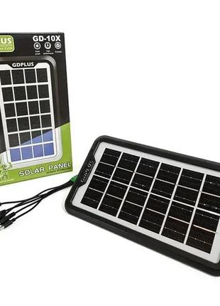Портативна сонячна панель gd-light для заряджання мобільних пр...
