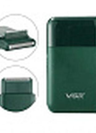 Електробритва vgr v-390 green шейвер для сухого та вологого го...4 фото