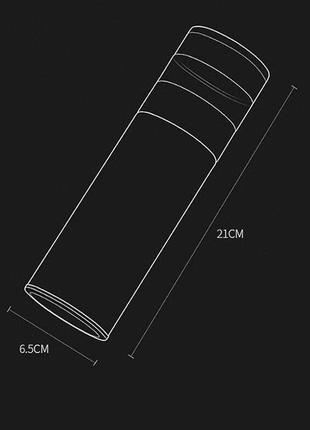 Термос із заварником mercedes smart tea mug 450 мл6 фото