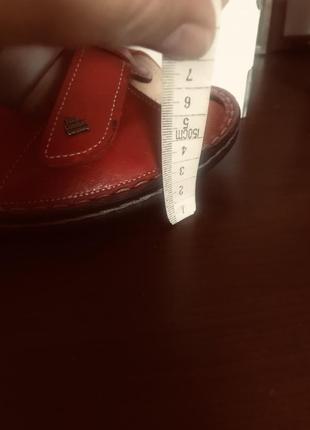 Новые кожаные ортопедические босоножки шлепанцы finn comfort 39-406 фото