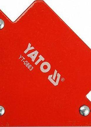 Струбцина магнитная для сварки 11,5 кг. 82х120х13 мм [6/48] yato