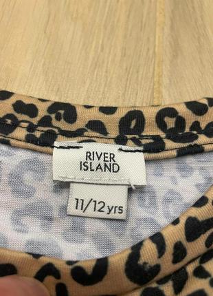 Акция 🎁 стильное подростковое платье river island с леопардовым принтом zara h&amp;m2 фото