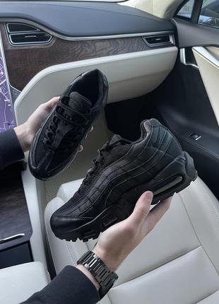 Кросівки чоловічі nike air max 95 black4 фото