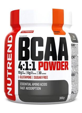 Амінокислота для тренувань bcaa 4:1:1 powder (300 g, orange), ...