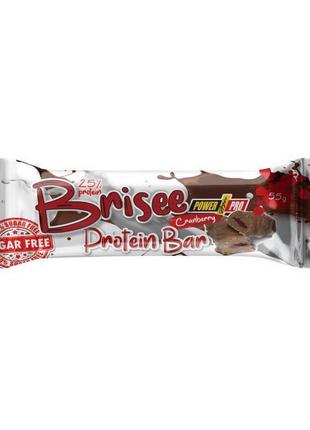 Протеїновий батончик brisee protein bar 25% sugar free (cranbe...