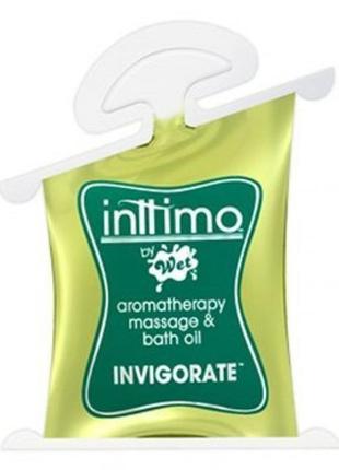 Масажна олія inttimo wet invigorate 10 мл1 фото