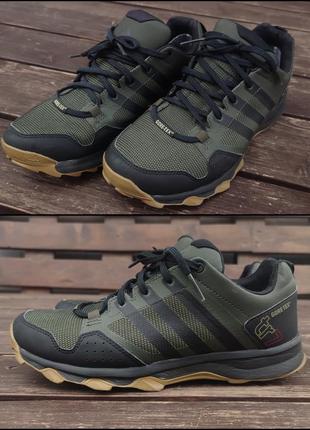Adidas kanadia 7 tr gtx gore-tex мужские трекинговые кроссовки водонепроницаемые хаки khaki green