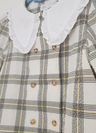 Блузка рубашка zara на девочку 6-7 лет6 фото