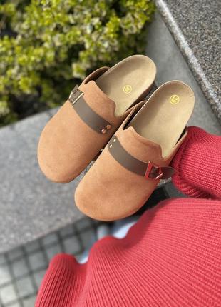 Клоги клогі в стилі jil sander birkenstock4 фото