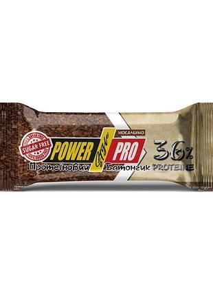 Спортивний протеїновий батончик power pro 36% sugar free (60 g...