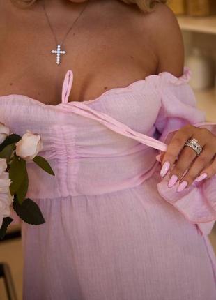 Муслиновое платье