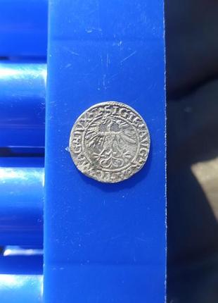 Монета полугрош литва 1562р