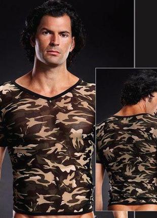 Футболка pro-mesh v-neck tee camouflage s / m, камуфляжний, s/...