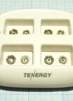 Зарядний пристрій tenergy для акумуляторів "крона" х 4 штуки
