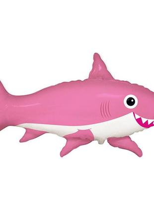 Повітряна кулька "акула", 75х105 см., іспанія., колір - рожевий
