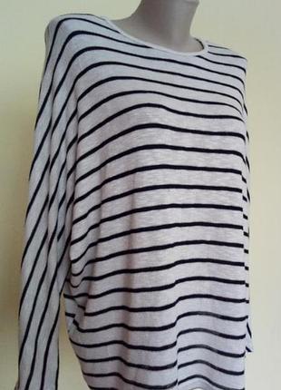 Актуальный брендовый свитерок в полоску