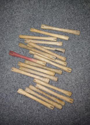 Бігуді дерев'яні кісточки спіральні + подарунок💜