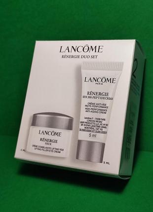 Подарунковий набір lancome renergie duo set (5ml+5ml)2 фото