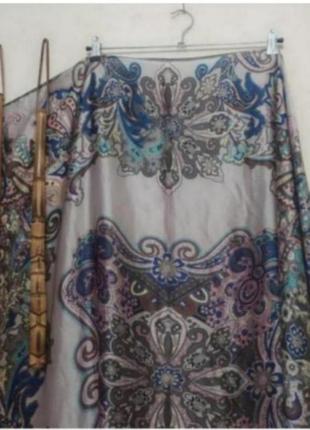 Просто огромный,шикарный,шёлковый платок etro2 фото