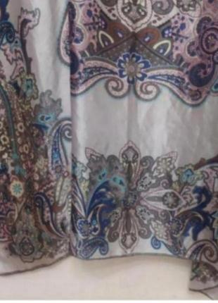Просто огромный,шикарный,шёлковый платок etro3 фото