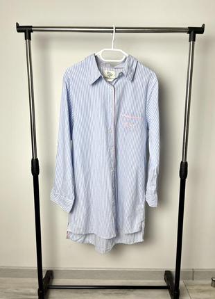 Удлинённая рубашка пижама ночнушка love to lounge для дома и сна4 фото