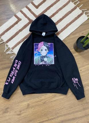 Худи толстовка мерч lil peep killstar аниме y2k dollskill