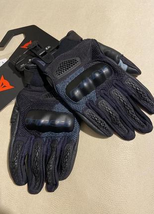 Мото рукавички кожаные dainese с защитой суставов пальцев4 фото