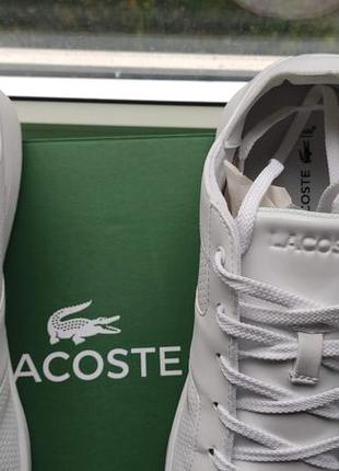 Lacoste кожаные сникерсы3 фото