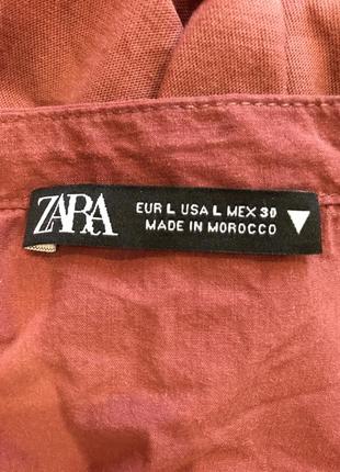 Платье свободного кроя хлопок zara5 фото