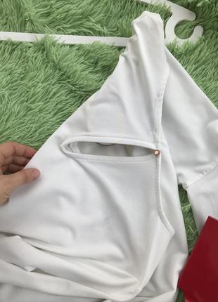 Трендова блузка блузза біла з воланами кофта сорочка сорочка світшот джемпер5 фото