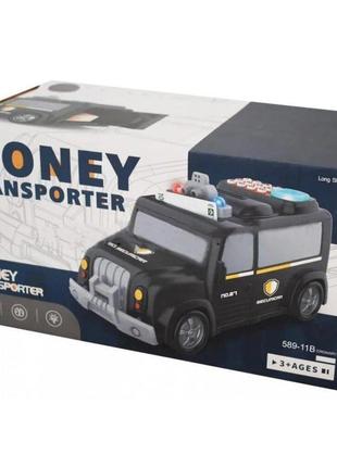 Дитячий сейф скарбничка машина скарбничка money transporter 58...2 фото