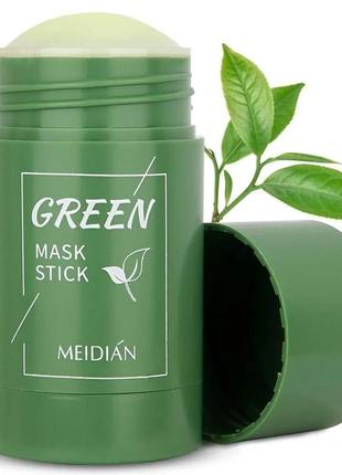 Green mask stick глиняна маска з зеленого чаю meridian