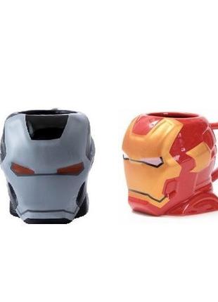 Чашка керамічна супергерой iron man | прикольні гуртки залізно...