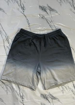 Nike french terry dip dyed shorts