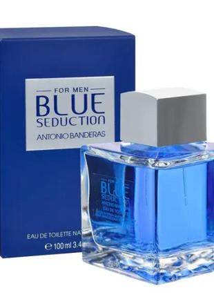 Туалетна вода чоловічий antonio banderas blue seduction, 100ml1 фото