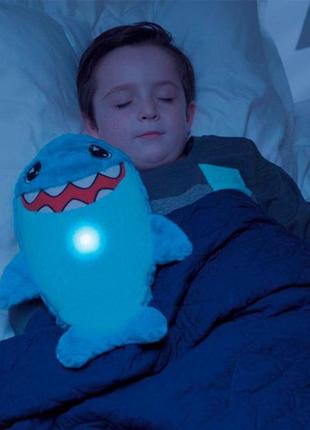 Дитяча плюшева іграшка нічник-проектор акула star bellу dream ...7 фото
