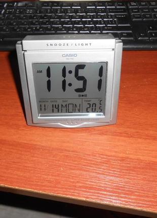 Електронний годинник настільний casio dq-750 б/у1 фото