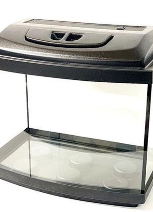 Акваріумний комплект овал 3в1 led 56 л (50*30*40)