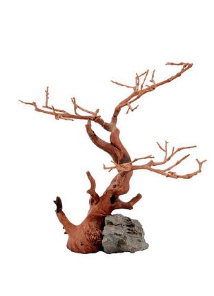 Декорація tetradon "коряга на каменях штучна" 24.5*18*19 см tb...