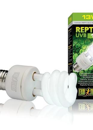 Компактна люмінесцентна лампа exo terra «reptile uvb 100» для ...
