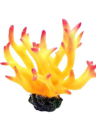 Декорація для акваріума корал 17*9*15 см 1468j
