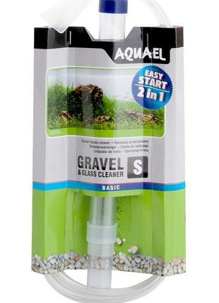 Сифон для грунта aquael gravel & glass cleaner s 26см