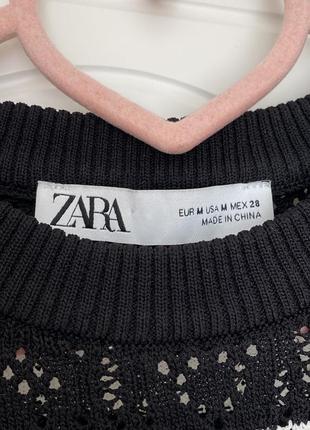 Лонгслив в сеточку zara3 фото