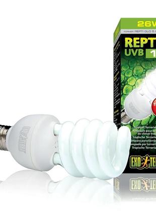 Лампа exo terra «reptile uvb 100» для опромінення променями уф...